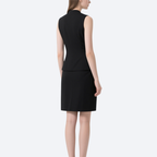 Classic Sleeveless Vest & Pencil Skirt Set Elegance Chic V-neck