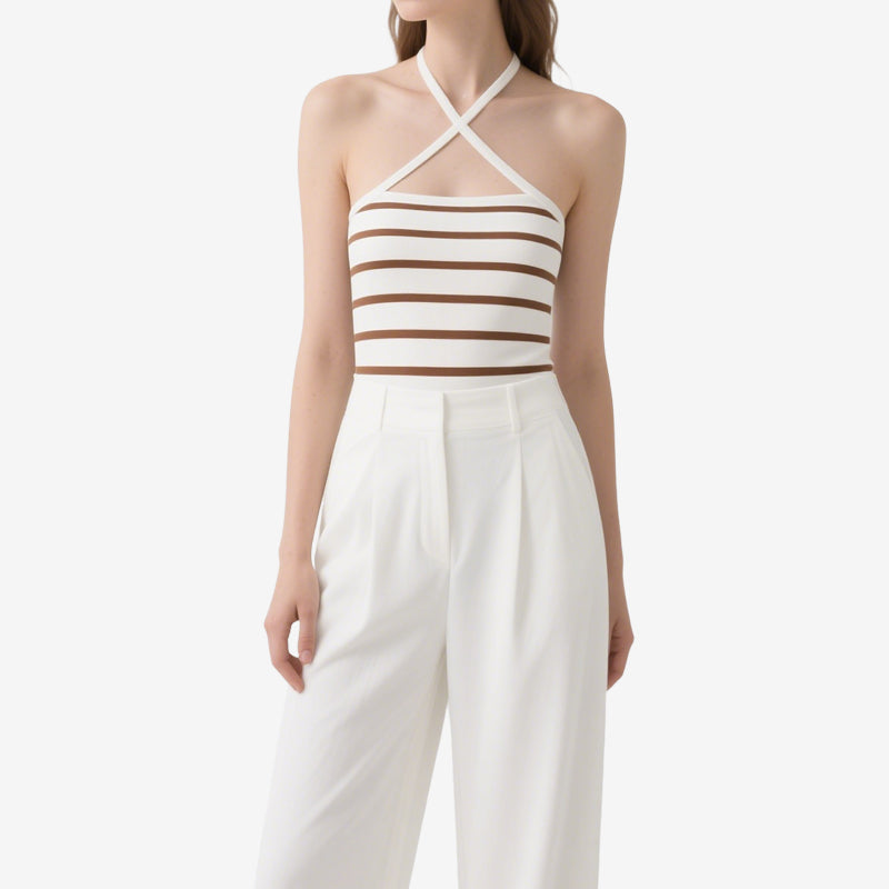 Women's Striped Fashionable Sexy Tank