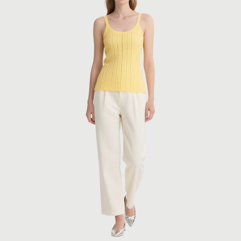 Soft Women's Tank With Vertical Stripes