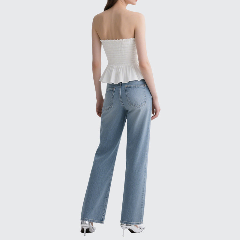 Elegant Women's Casual Tank With Ruffles