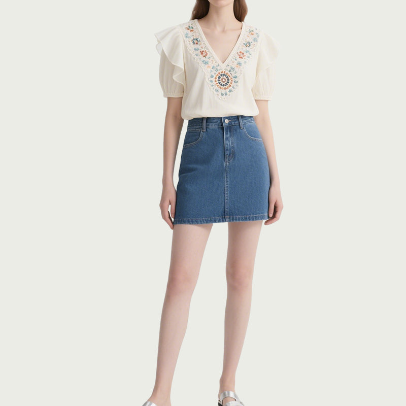 Women's Retro Fashion Crop Tops