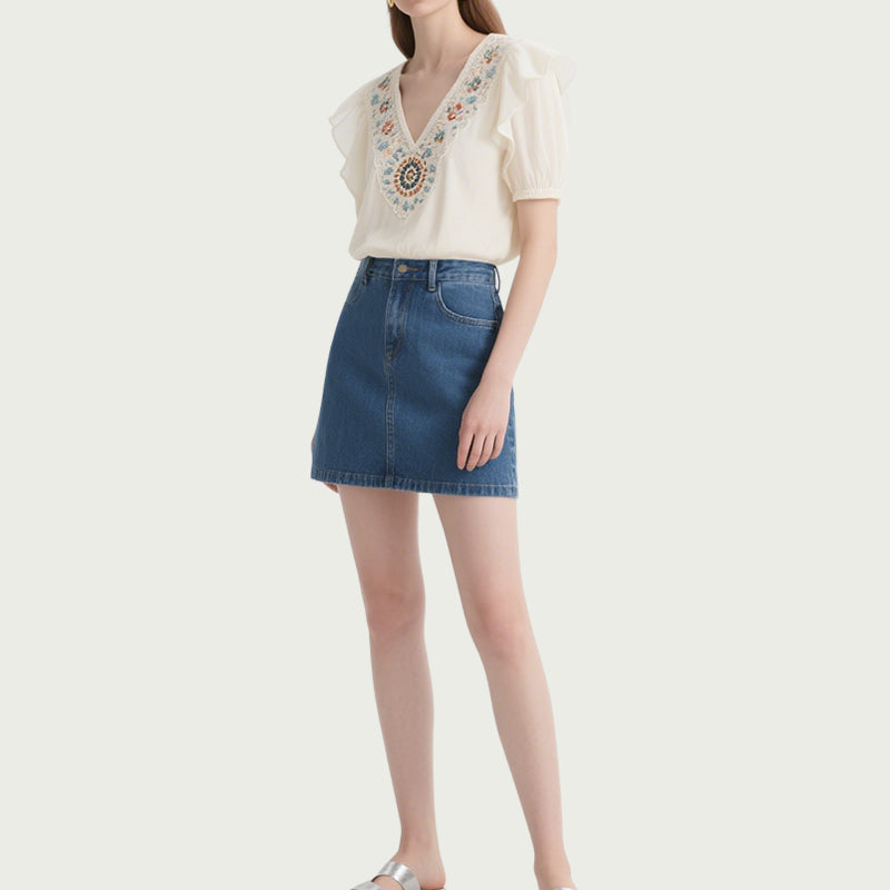 Women's Retro Fashion Crop Tops
