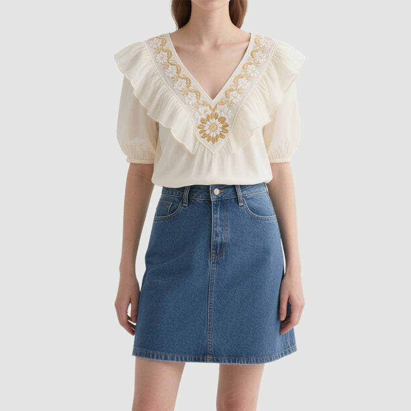Women's Retro Fashion Crop Tops