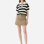 Women's Striped Casual Crop Tops