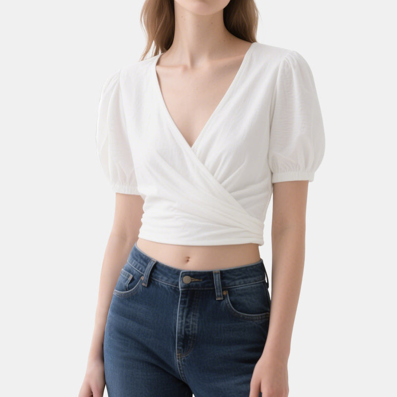 Women's Simple Casual Crop Tops