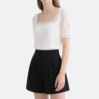 Women's Lace Elegant Crop Tops