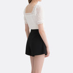 Women's Lace Elegant Crop Tops