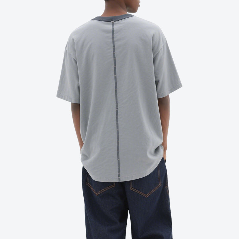 Mens T-shirts Loose Fit Tee Shirt Short Sleeve Streetwear Casual