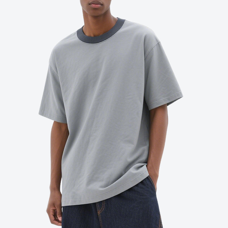 Mens T-shirts Loose Fit Tee Shirt Short Sleeve Streetwear Casual