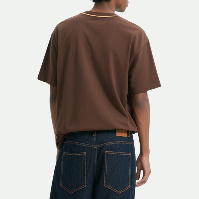 Men's Tee Drop Shoulder T-Shirt Classic Basic Breathable Sportswear