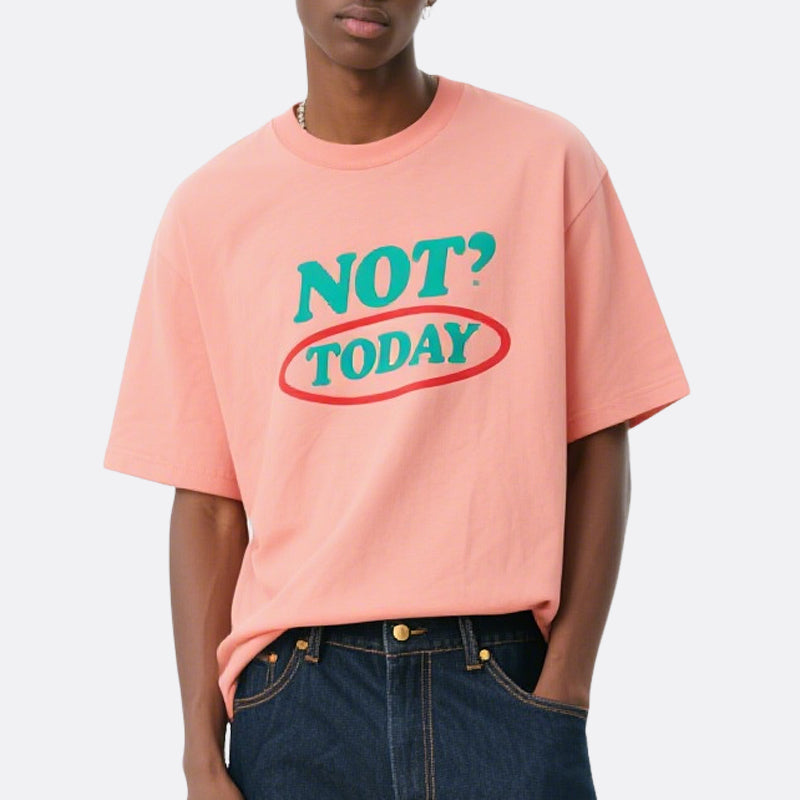 Mens Loose T-shirt Streetwear Summer Casual Short Sleeve T-shirt