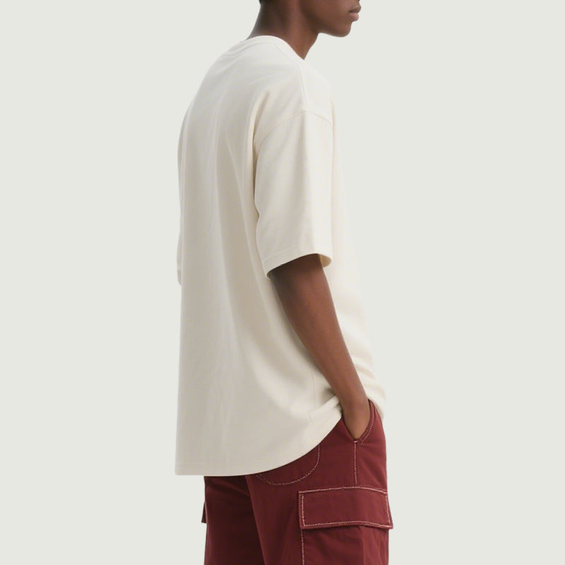Crewneck Casual Sports Short Sleeve T-shirt for Men Boxy T-Shirts