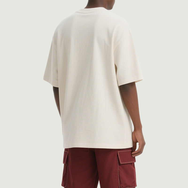 Crewneck Casual Sports Short Sleeve T-shirt for Men Boxy T-Shirts