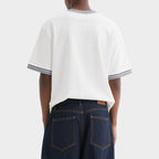 Men T-shirt Luxury Causal Streetwear Heavyweight T-shirt Round Neck