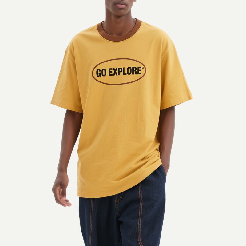 Men's Oversized Crew-Neck Sportswear Athleisure Clothing