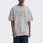 Pullover Crew Neck T-shirt for Men Drop Shoulder Streetwear