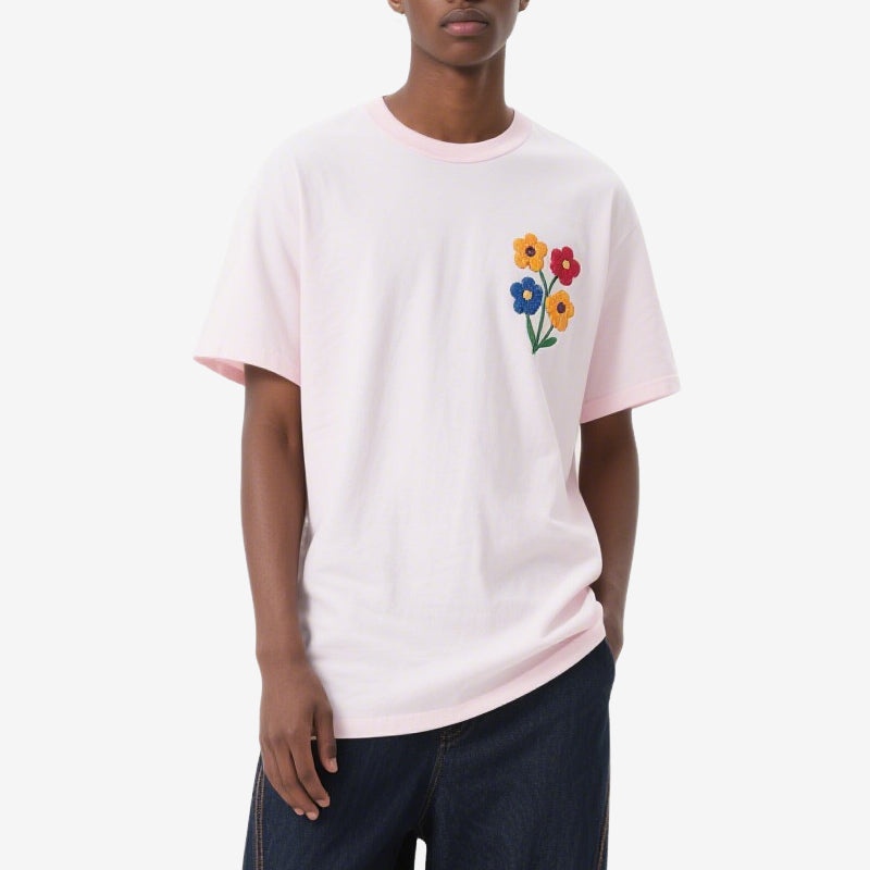 Short Sleeve T-shirt for Men Luxury Loose Casual