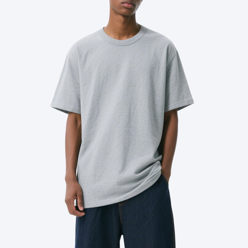 Men's Short Sleeve T-shirt Versatile Daily Casual Simple Loose Fit