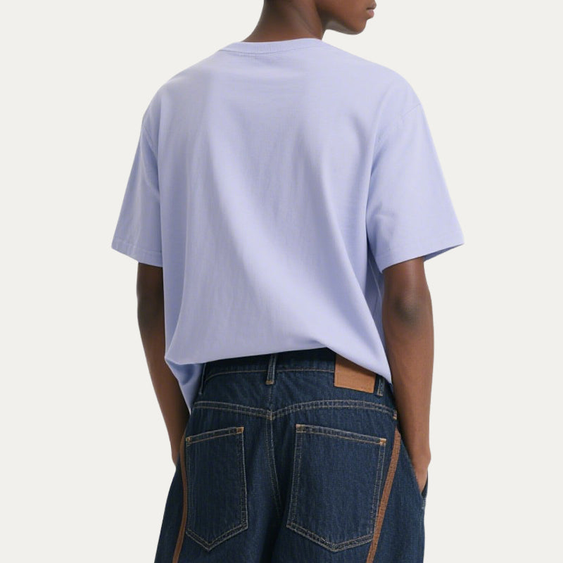 T-shirts Men's Streetwear Oversized Crewneck Drop Shoulder T-shirt for Men