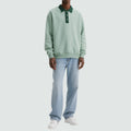 Men'S Polo Collar Long Sleeve Sweatshirt