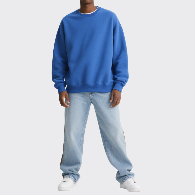 Men'S Crew Neck Long Sleeve Sweatshirt