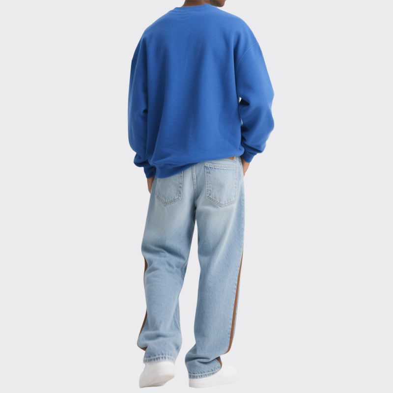 Men'S Crew Neck Long Sleeve Sweatshirt