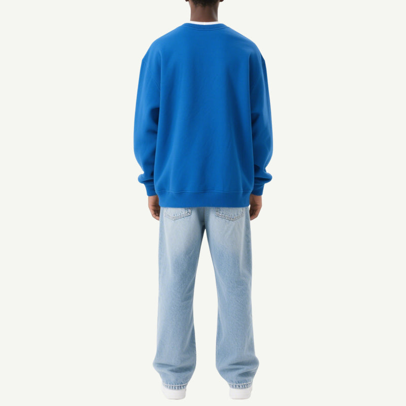 Men'S Solid Color Long Sleeve Sweatshirt