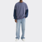 Men'S Patchwork Color Long Sleeve Sweatshirt
