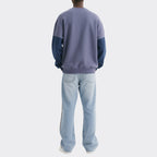 Men'S Patchwork Color Long Sleeve Sweatshirt