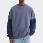 Men'S Patchwork Color Long Sleeve Sweatshirt