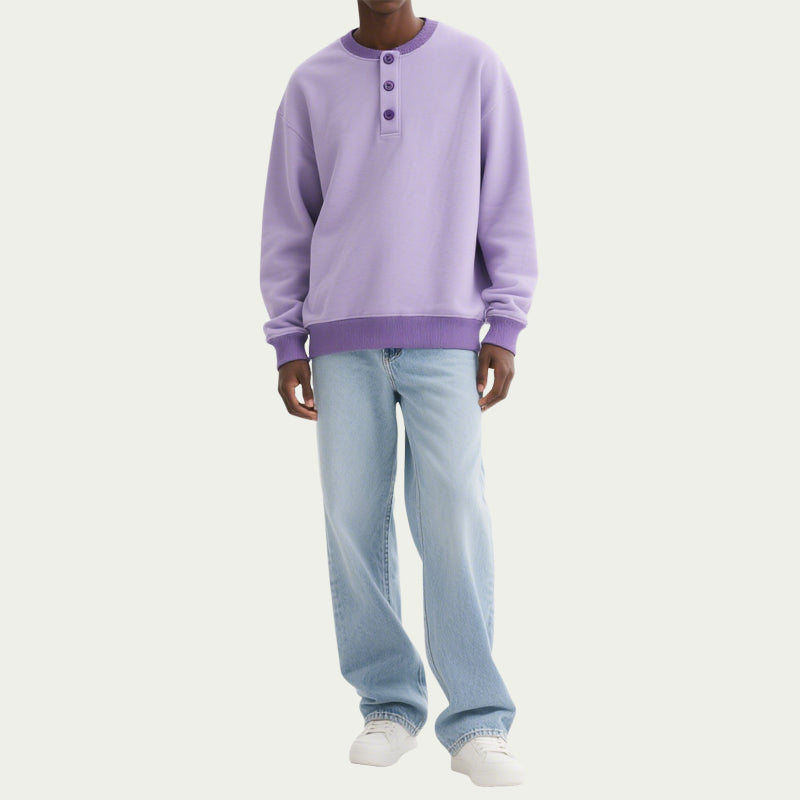 Men'S Fashionable Long Sleeve Sweatshirt