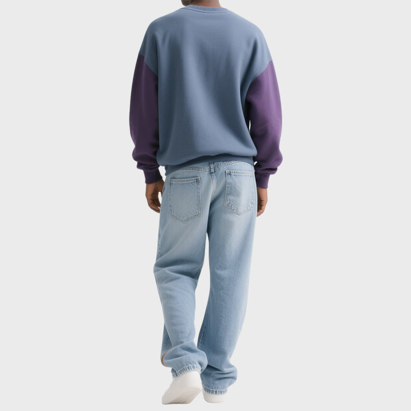Men'S Retro Long Sleeve Sweatshirt