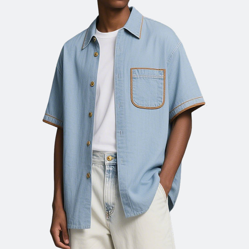 Men's Stretch Casual Short Sleeve Shirts