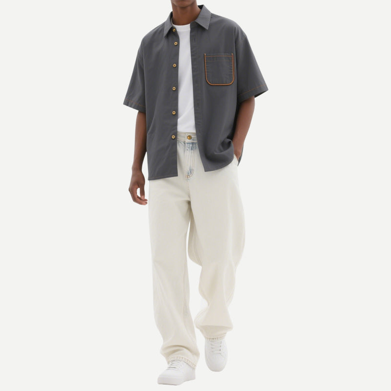 Soft And Comfortable Men's Short Sleeve Shirts