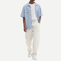 Vertical Striped Summer Men's Short Sleeve Shirts
