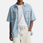 Regular Button Men's Short Sleeve Shirts