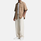 Men's Solid Color Casual Short Sleeve Shirts