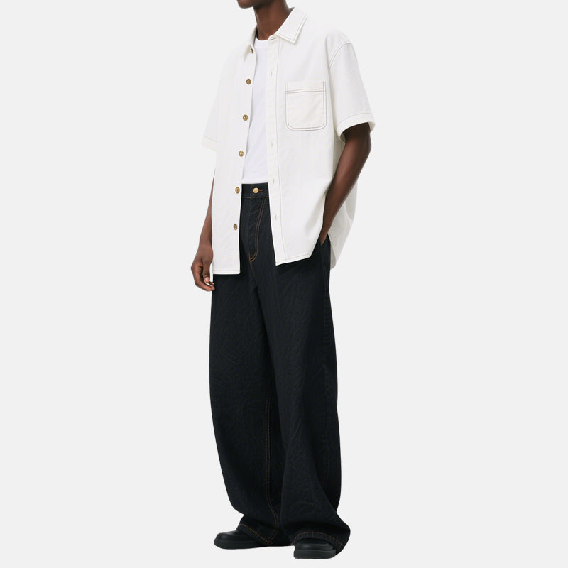Men's Simple And Comfortable Short Sleeve Shirts
