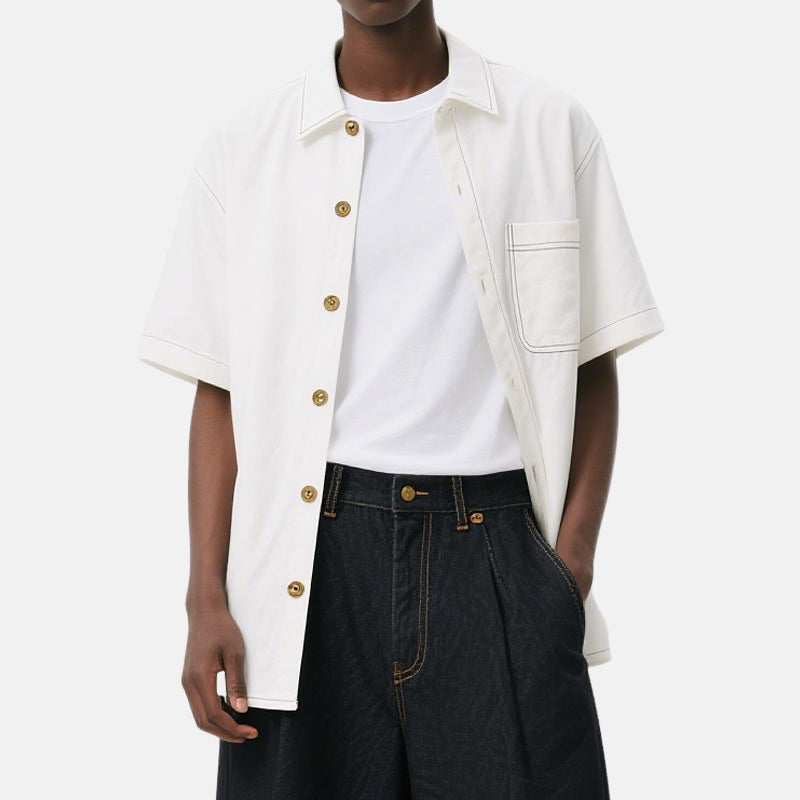 Men's Simple And Comfortable Short Sleeve Shirts