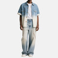 Summer Vacation Breathable Men's Short Sleeve Shirts