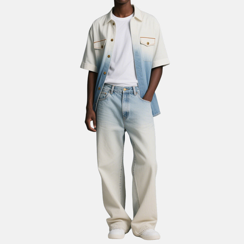 Men's Retro Fashion Short Sleeve Shirts