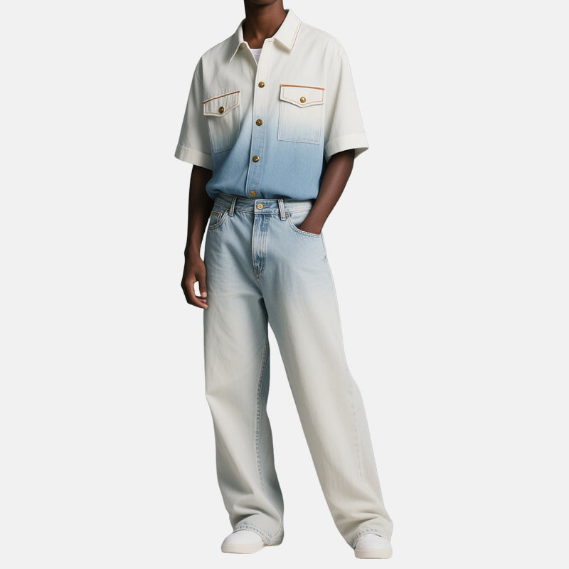 Men's Retro Fashion Short Sleeve Shirts