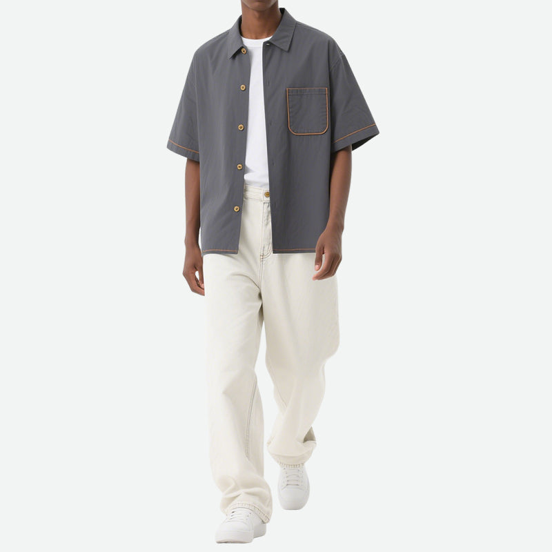 Men's Summer Beach Short Sleeve Shirts