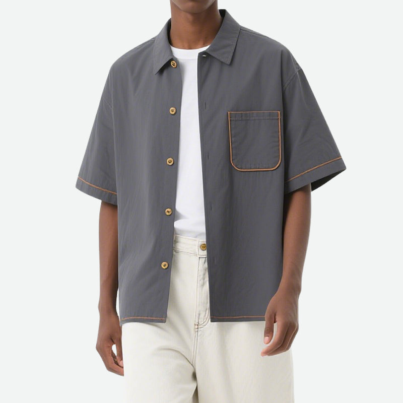 Men's Summer Beach Short Sleeve Shirts