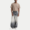 Men's Classic Design Retro Style Denim Trousers