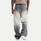 Men's Classic Design Retro Style Denim Trousers
