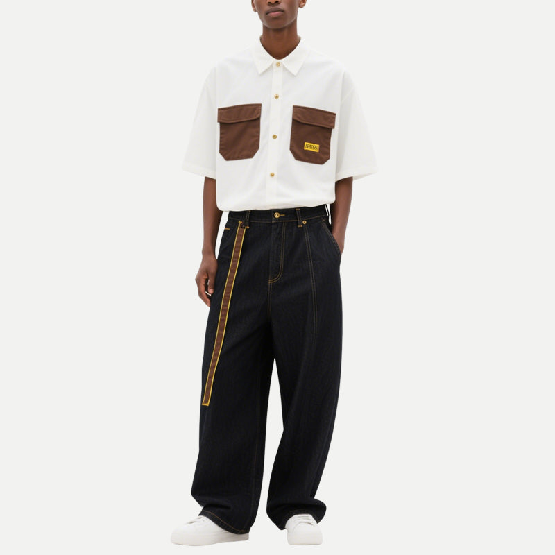 Men's Timeless Classic Straight Jeans Trousers