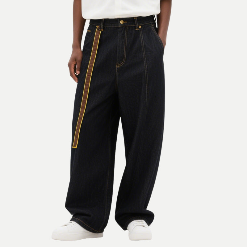 Men's Timeless Classic Straight Jeans Trousers