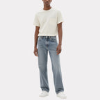 Men's Basic Straight Jeans Classic and Versatile