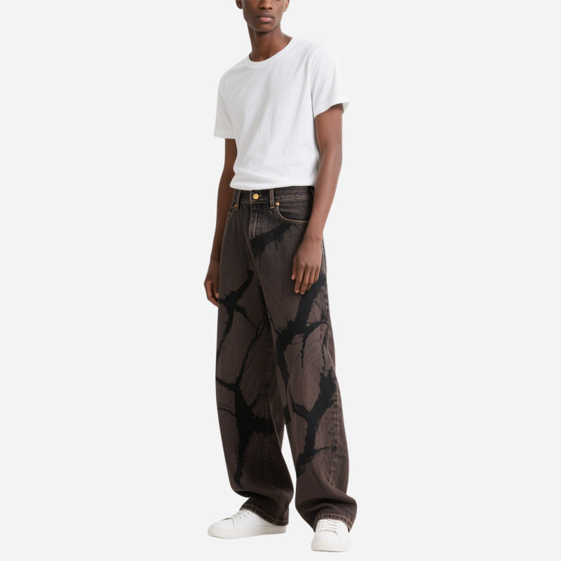Men's Trendy Distressed Jeans Personalized Design